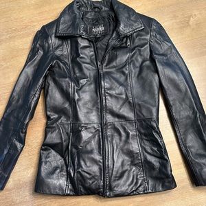 Women’s Wilson’s Leather fitted jacket size XS